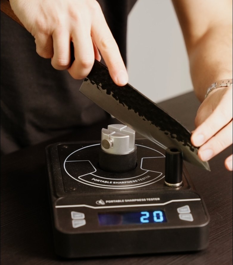 Medición BESS inicial de un cuchillo en KatShin