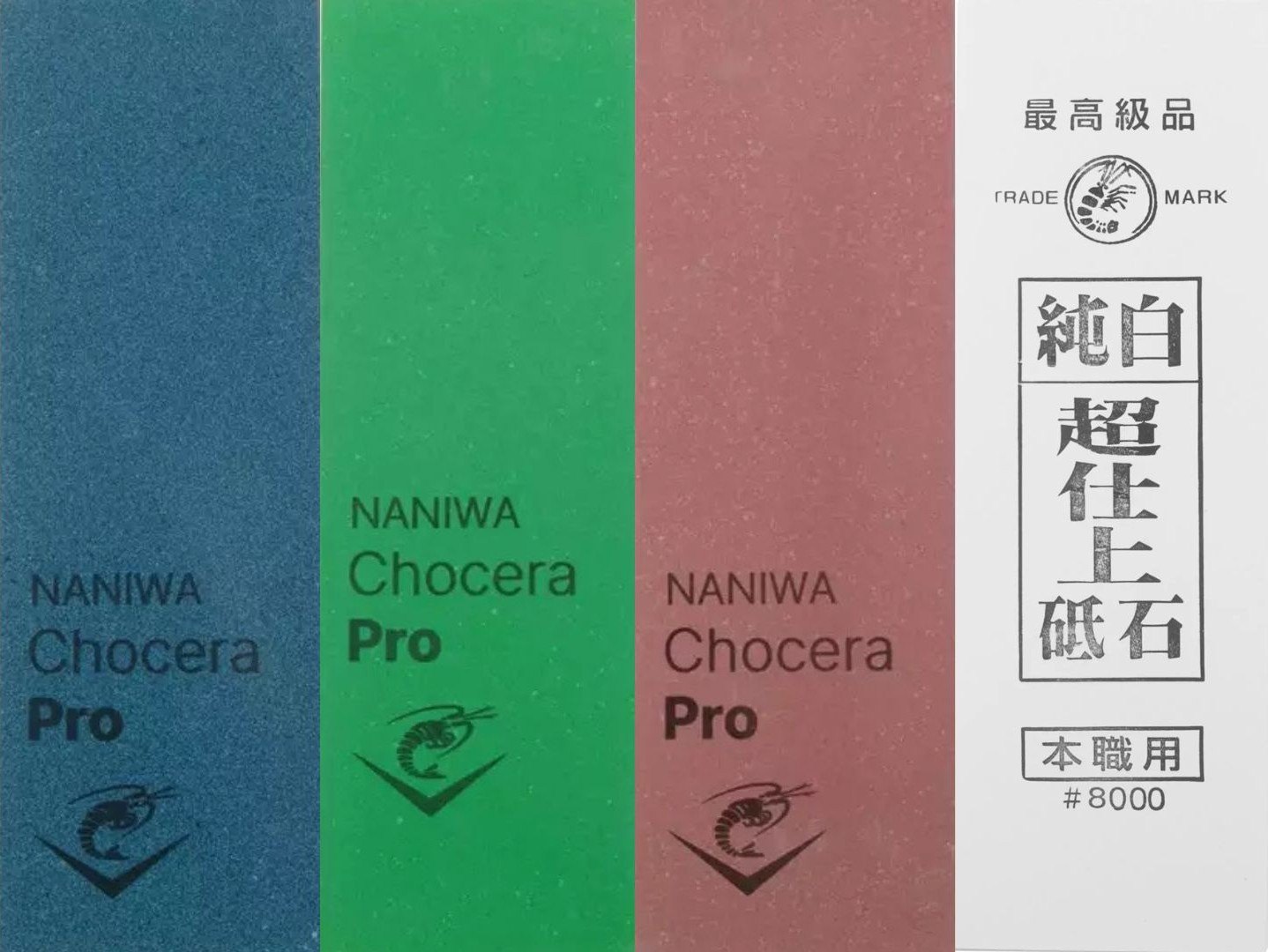 Selección de piedras japonesas usadas en el proceso de afilado